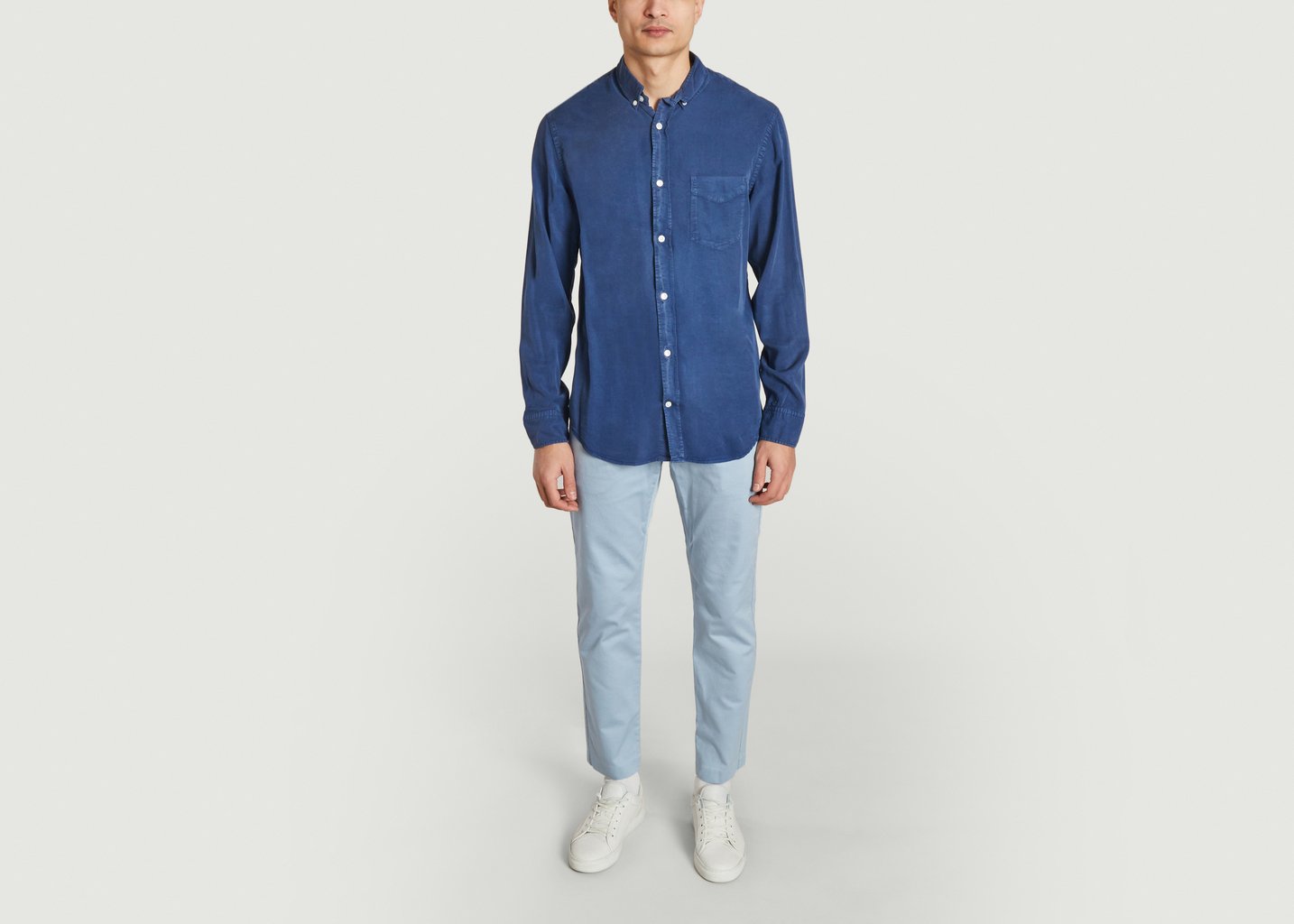L'exception Chemise Levon 5969 Bleu No Nationality 07