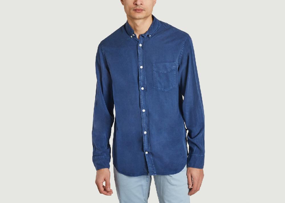 l'exception Chemise Levon 5969 Bleu No Nationality 07