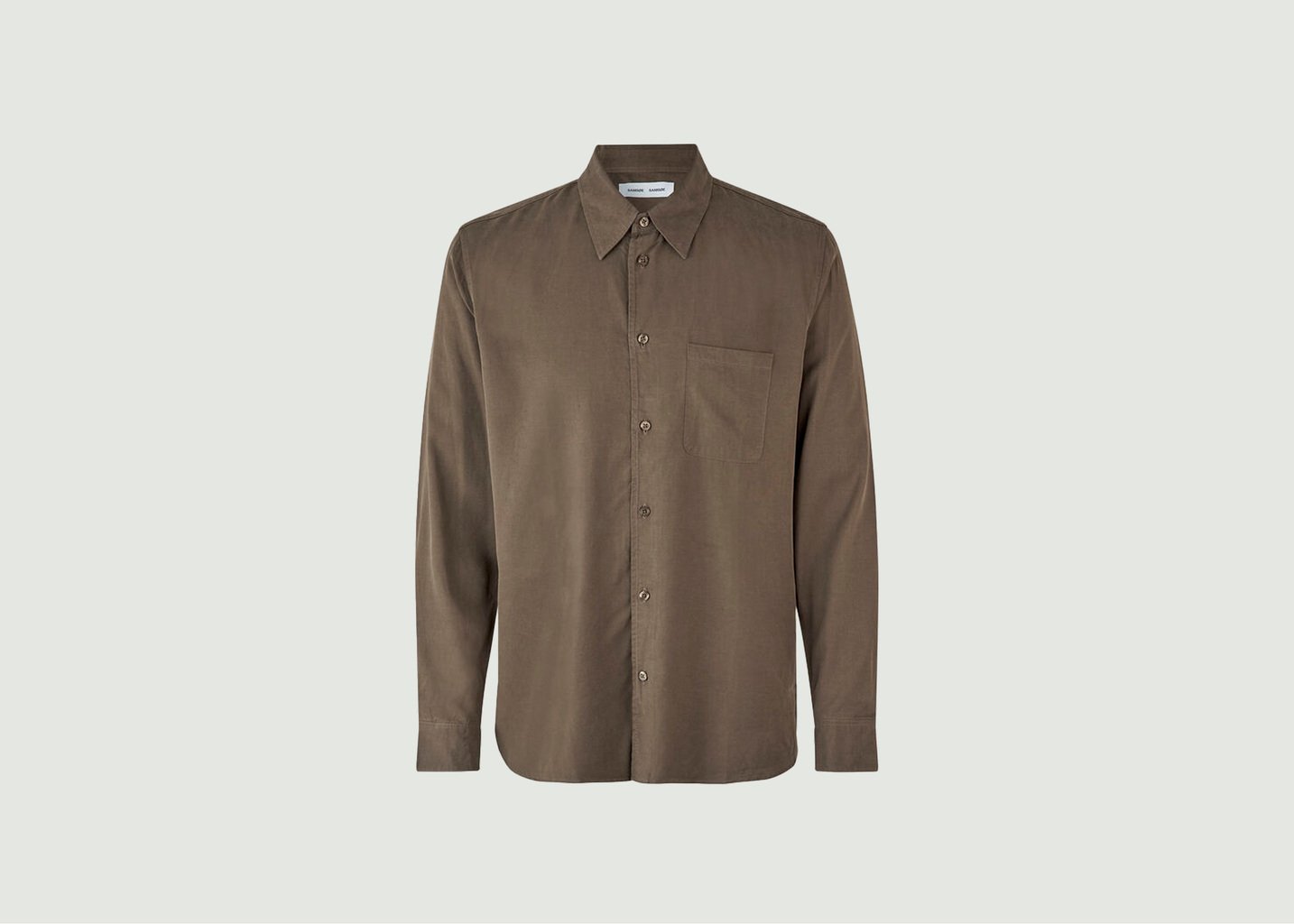 l'exception Chemise Liam 14333 Marron Samsoe & Samsoe