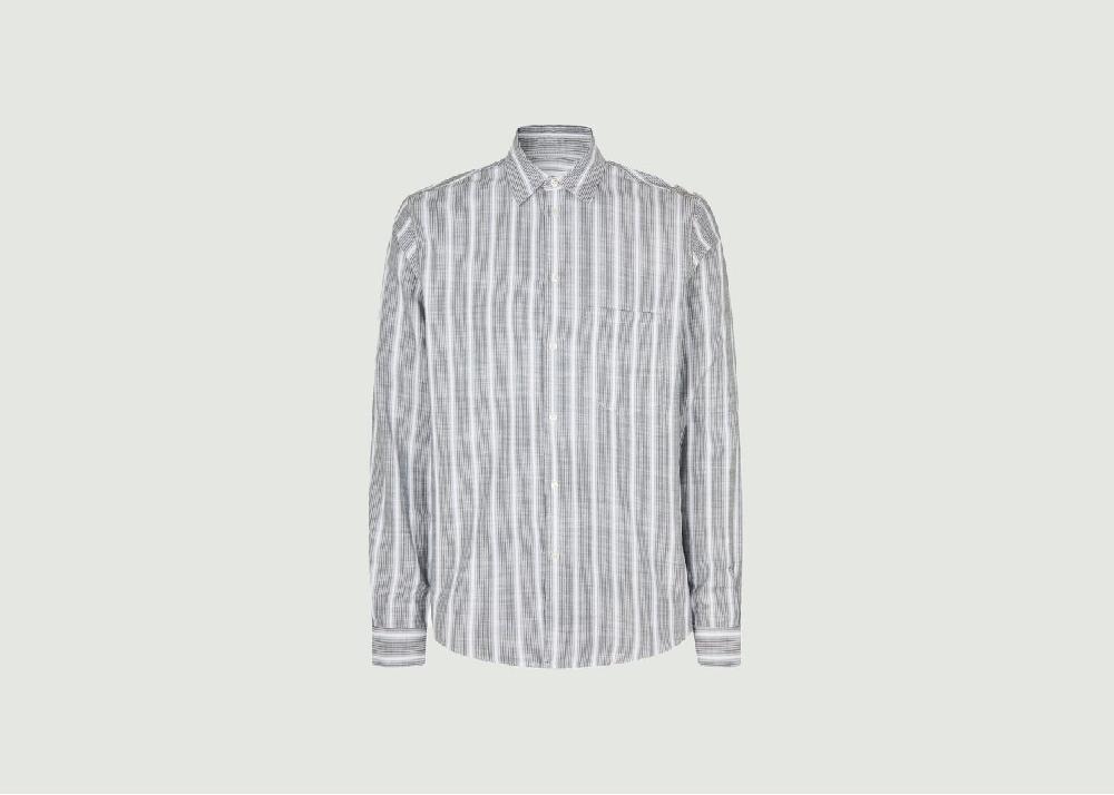 l'exception Chemise Liam FP 14531 Gris Léger Samsoe & Samsoe