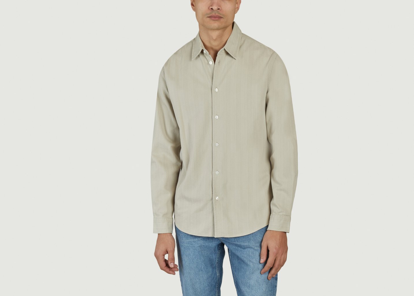 L'exception Chemise Liam Fx 14979 Gris Léger Samsoe & Samsoe