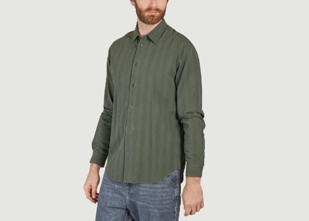 L'exception Chemise Liam Fx 14979 Vert Foncé Samsoe & Samsoe