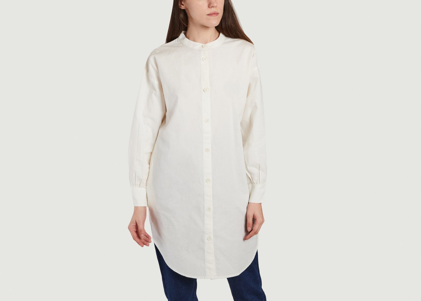 L'exception Chemise Ljunga Blanc Cassé Blanc Dedicated Brand