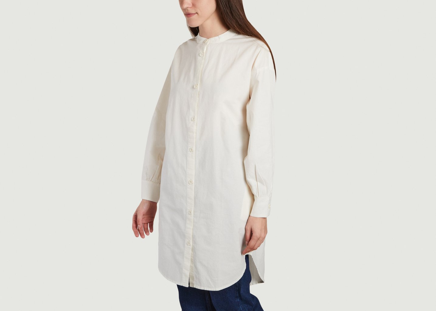 L'exception Chemise Ljunga Blanc Cassé Blanc Dedicated Brand