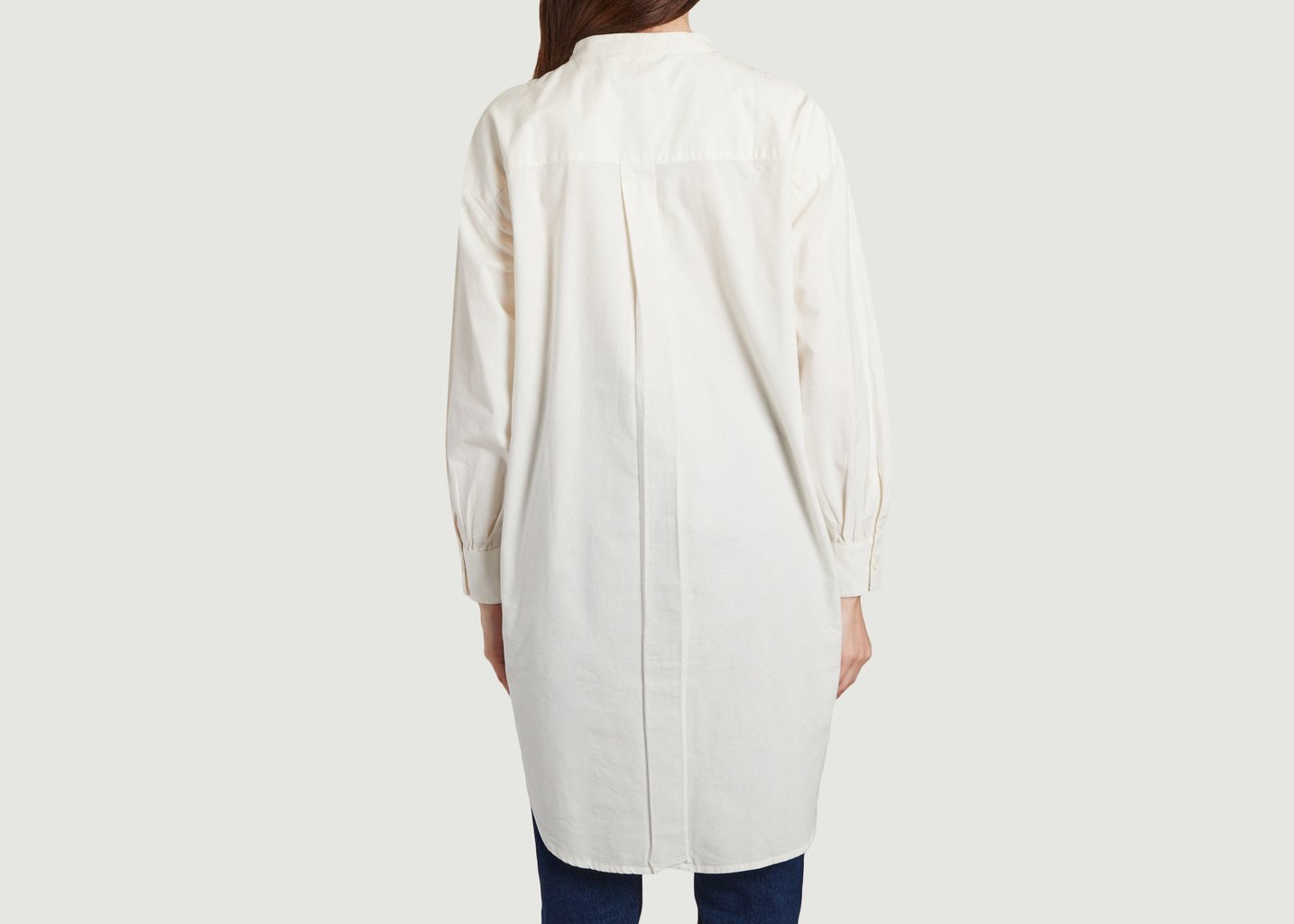 L'exception Chemise Ljunga Blanc Cassé Blanc Dedicated Brand