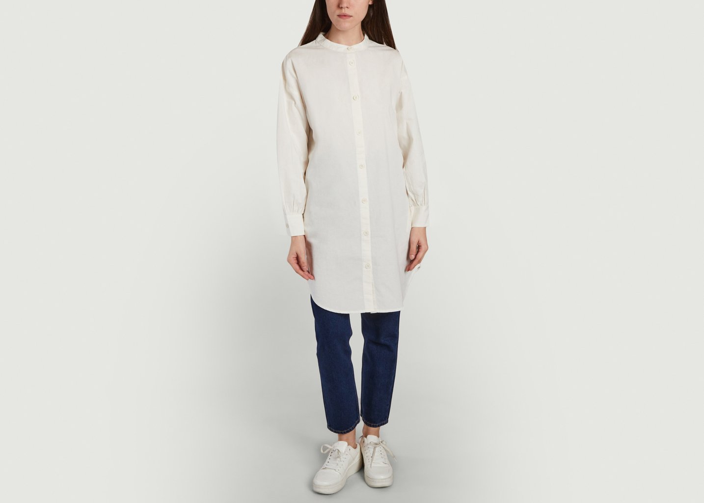 l'exception Chemise Ljunga blanc cassé Blanc Dedicated Brand