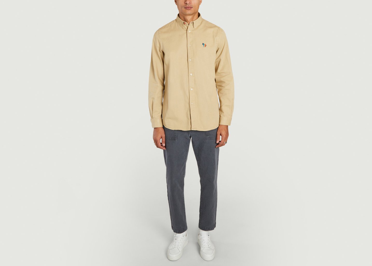 L'exception Chemise Logo Zèbre Marron PS By PAUL SMITH