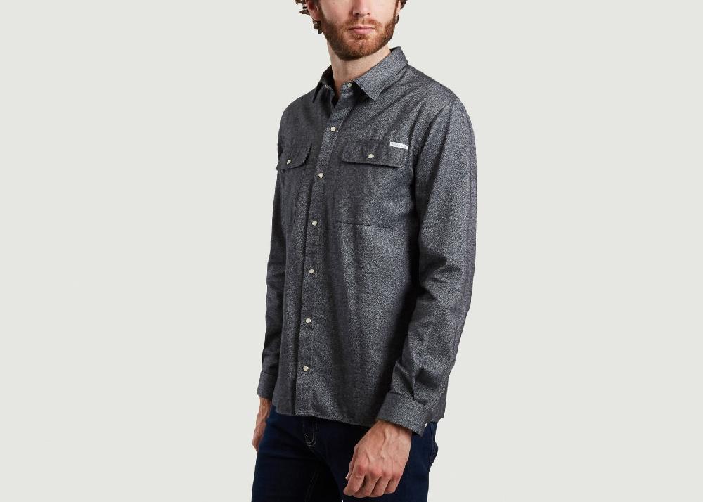 L'exception Chemise Lumberjack Mlb Bleu Marine Maison Labiche