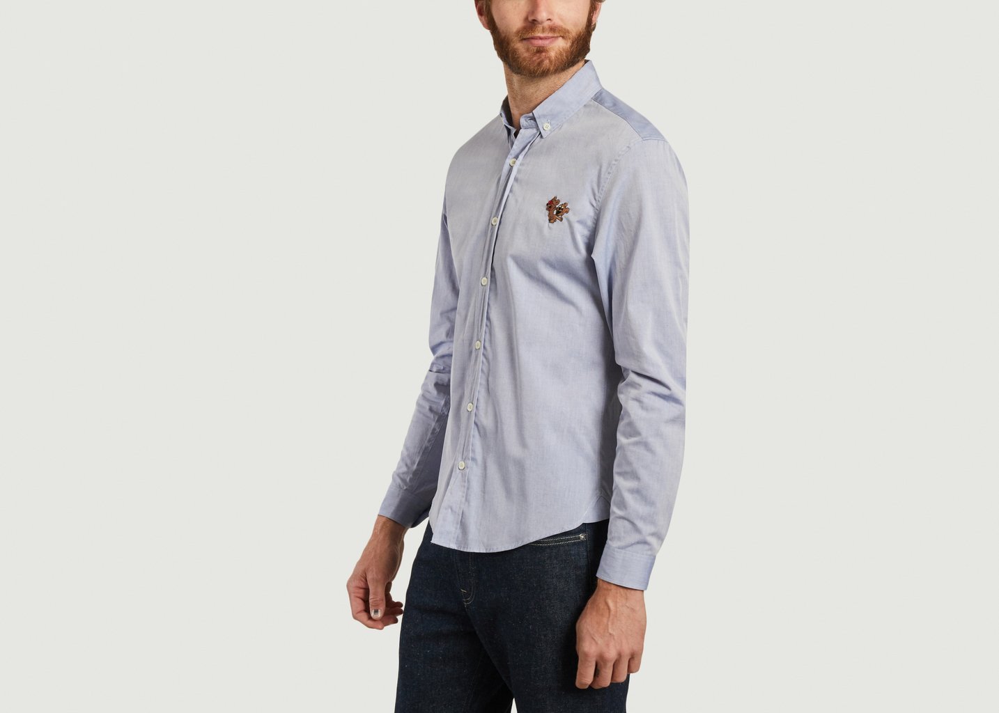 L'exception Chemise Malesherbes Love Bears Chambray Maison Labiche