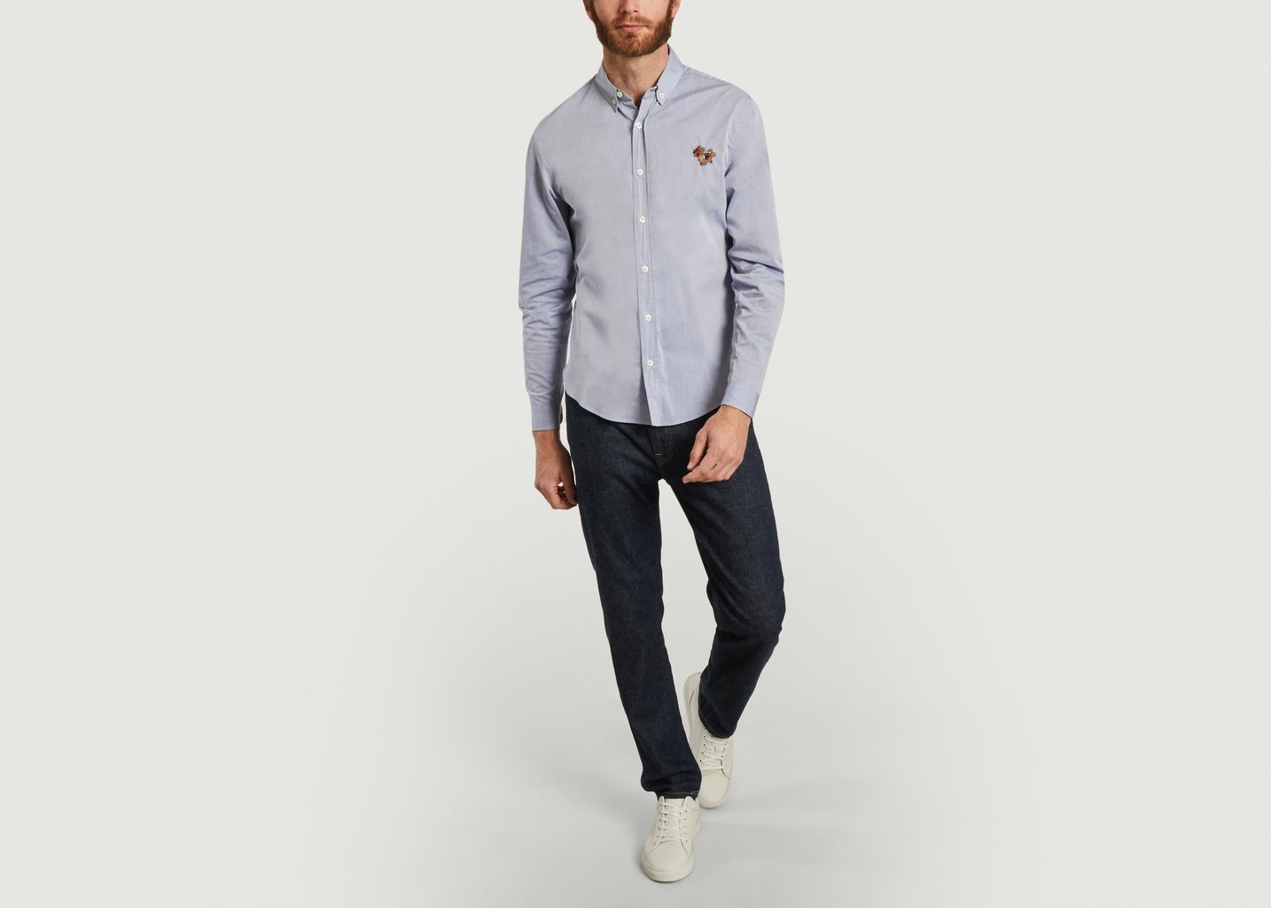 L'exception Chemise Malesherbes Love Bears Chambray Maison Labiche
