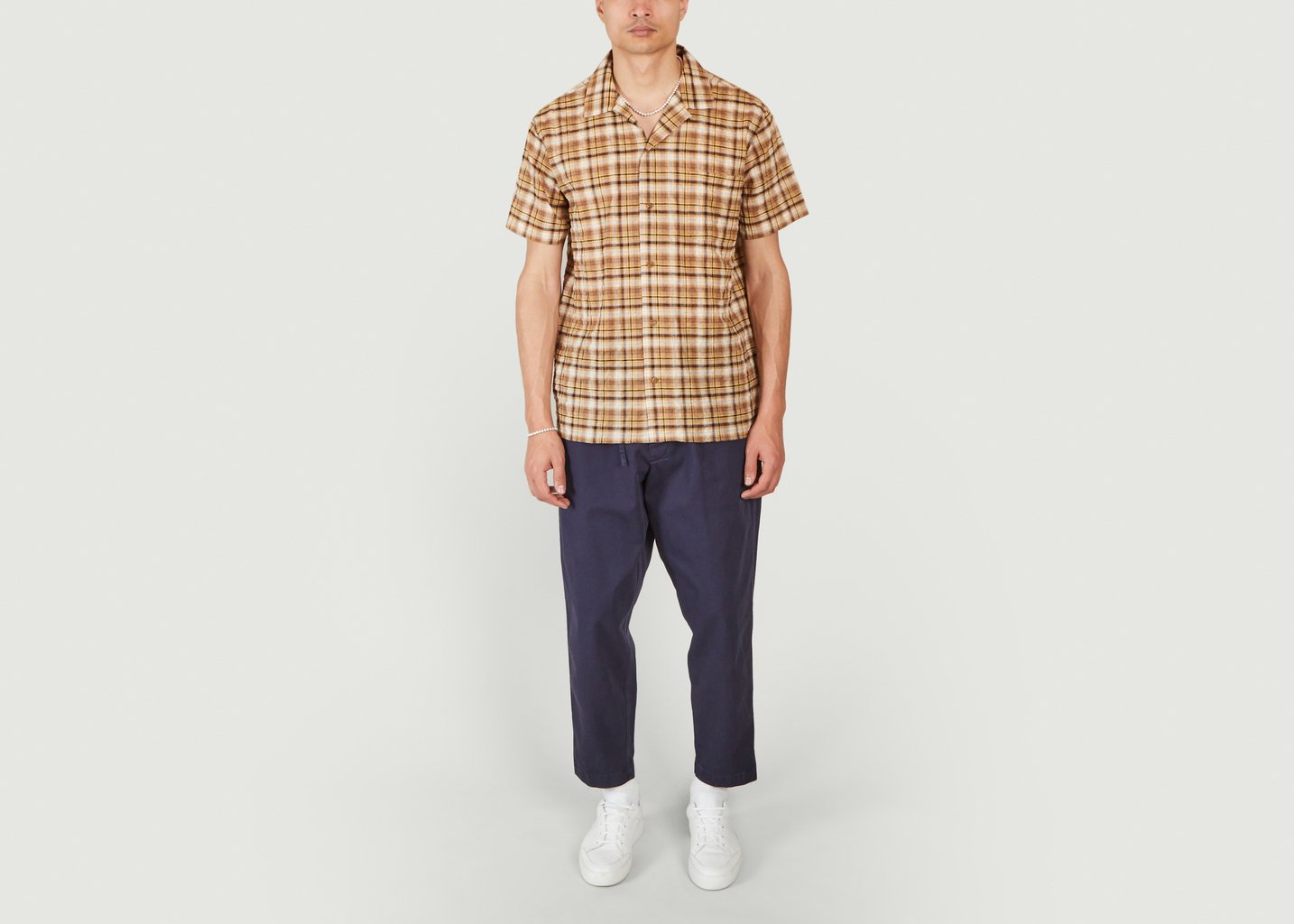 L'exception Chemise Malick à Carreaux Multicolore YMC