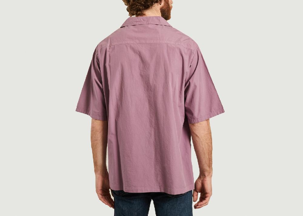 L'exception Chemise Manches Courtes Casual Avec Poche Siglée Violet Kenzo