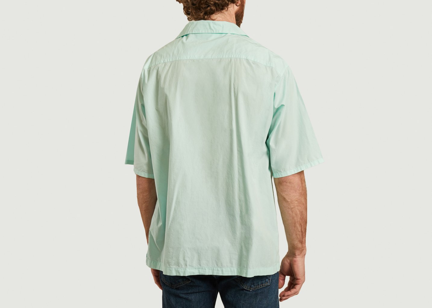 L'exception Chemise Manches Courtes Casual Avec Poche Siglée Vert Kenzo
