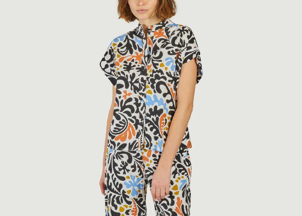l'exception Chemise manches courtes imprimé fantaisie Lison Imprimé Suncoo