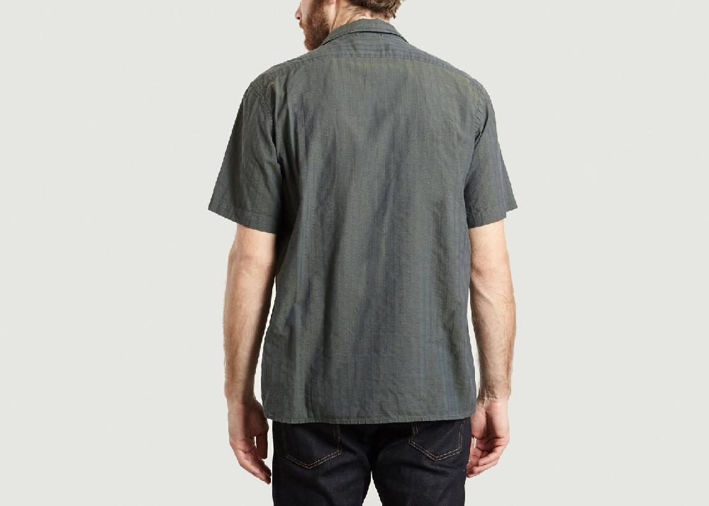 L'exception Chemise Manches Courtes Vasilon Jungle Khaki Mews