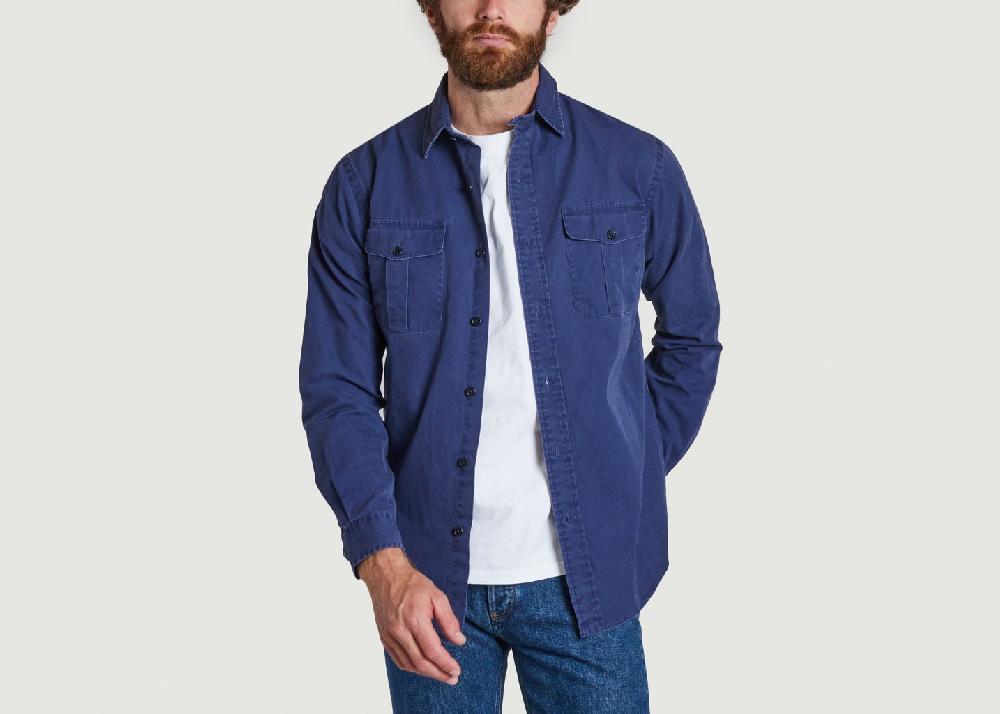 L'exception Chemise Manches Longues Bleu Marine Polo Ralph Lauren