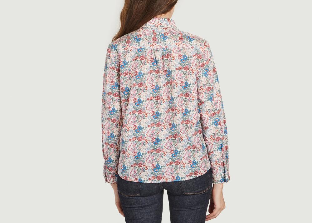 L'exception Chemise Margery En Soie Multicolore APC Paris