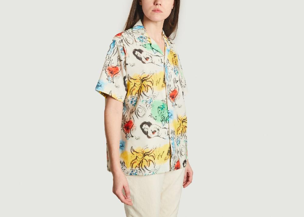 L'exception Chemise Midnight In Paris Imprimé Carne Bollente