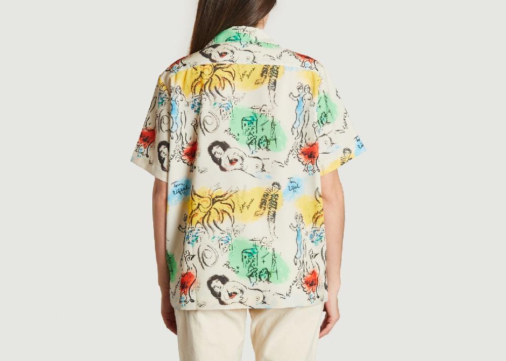 L'exception Chemise Midnight In Paris Imprimé Carne Bollente