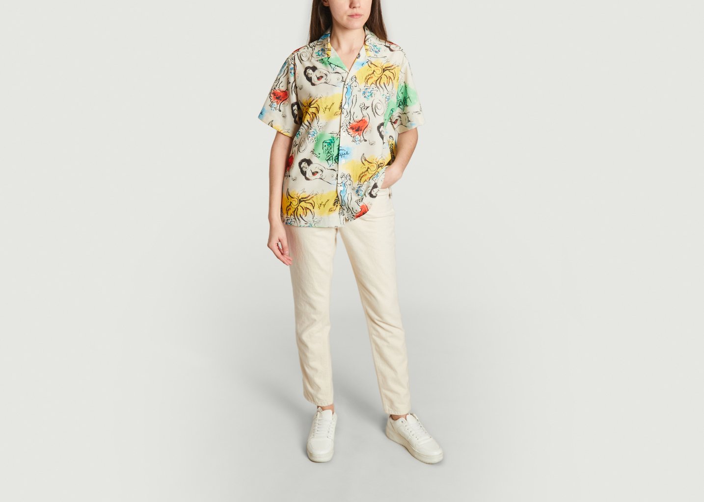 L'exception Chemise Midnight In Paris Imprimé Carne Bollente