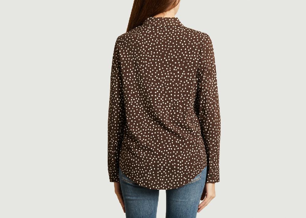 L'exception Chemise Milly Pois Marron Samsoe & Samsoe