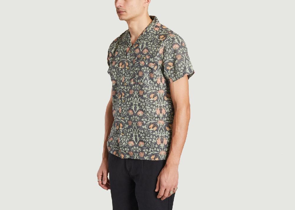 L'exception Chemise Mokara Bleu Marine Picture Organic Clothing