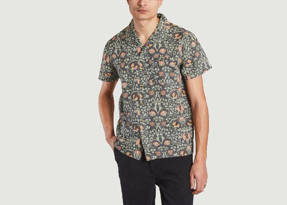 l'exception Chemise Mokara Bleu Marine Picture Organic Clothing