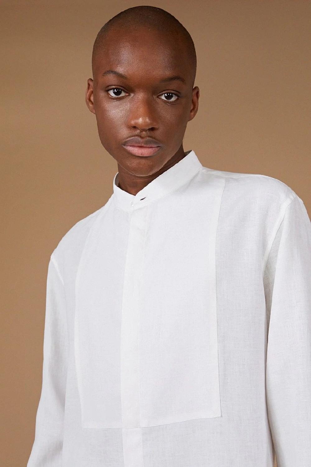 L'exception Chemise Nocturne Blanc Bourrienne Paris X