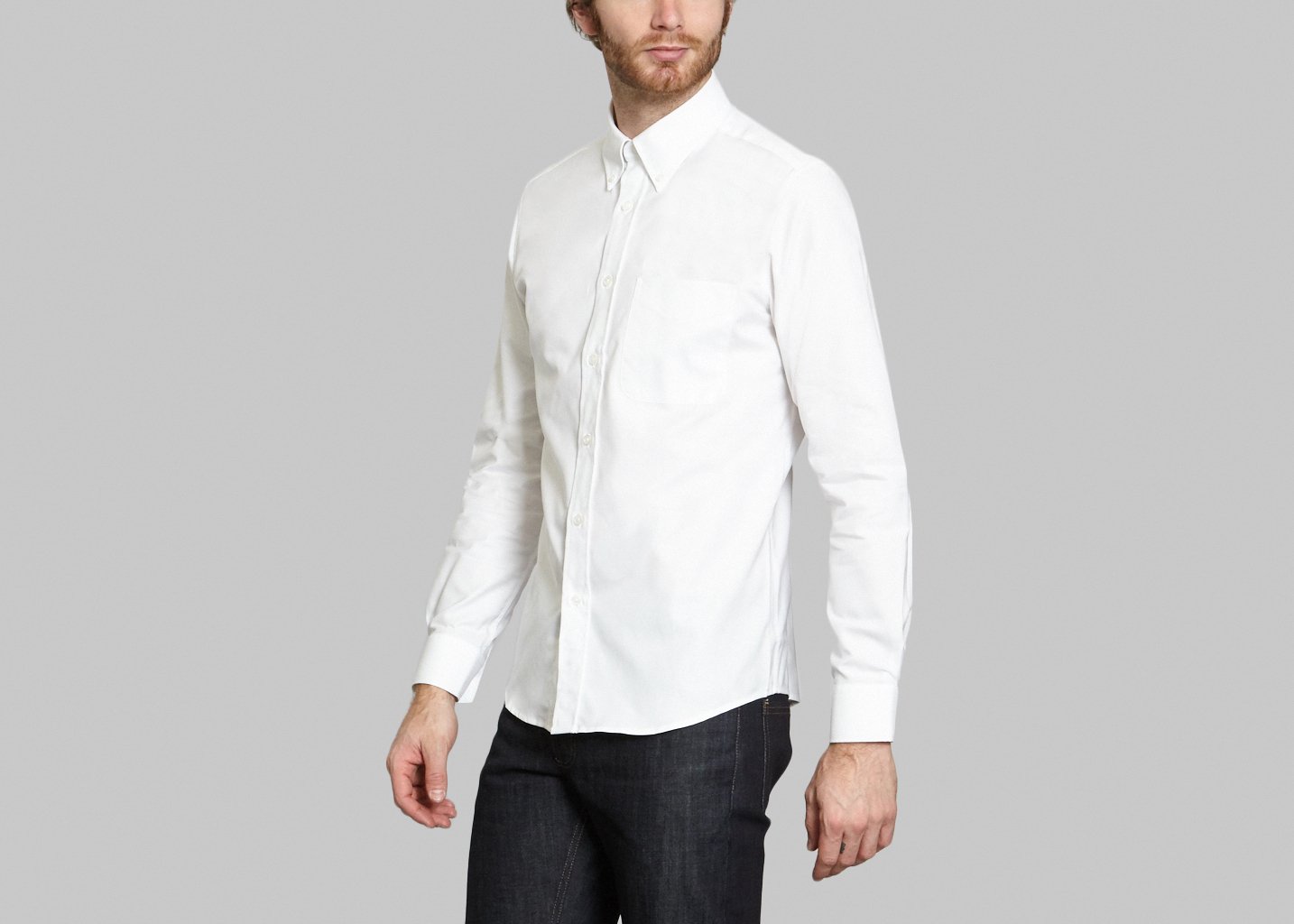 L'exception Chemise Oxford Blanc Atelier De La Venise Normande
