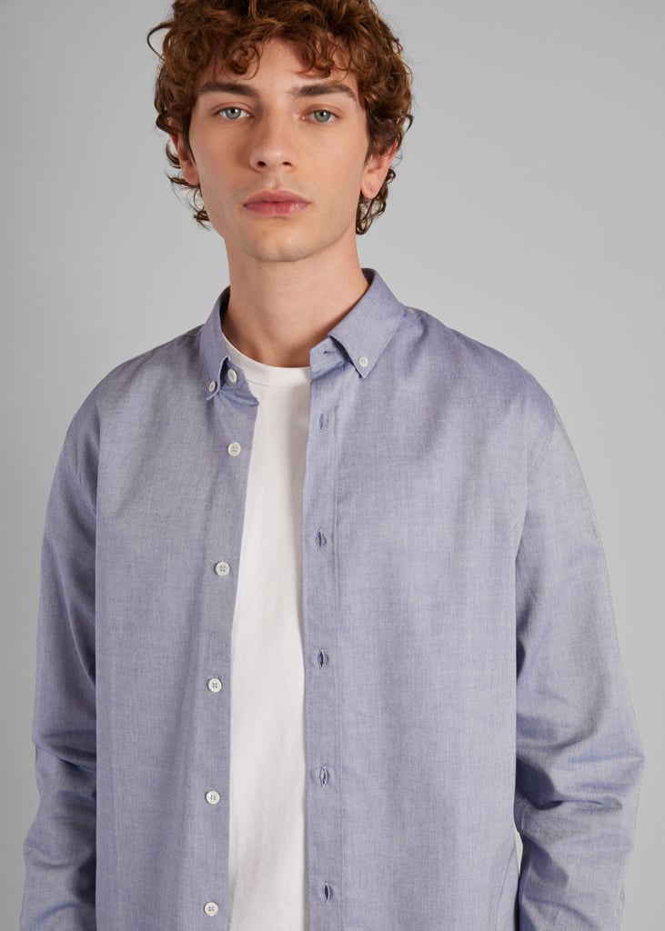 L'exception Chemise Oxford Bleu Pétrole L'Exception Paris
