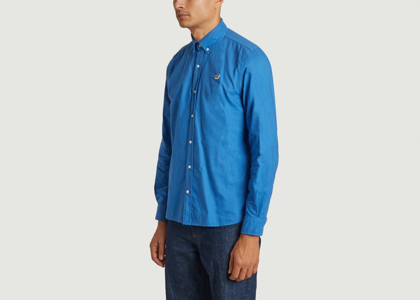 L'exception Chemise Oxford Duck Bleu Edmmond Studios