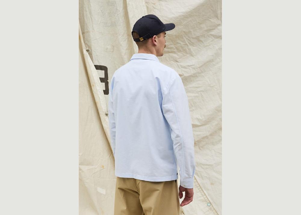 L'exception Chemise Oxford En Coton Bleu Clair Later