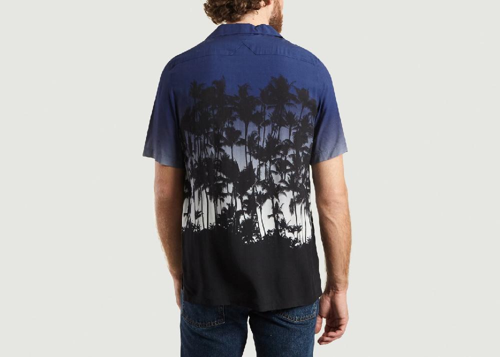 L'exception Chemise Palm Beach Bleu Marine M.X Maxime Simoëns