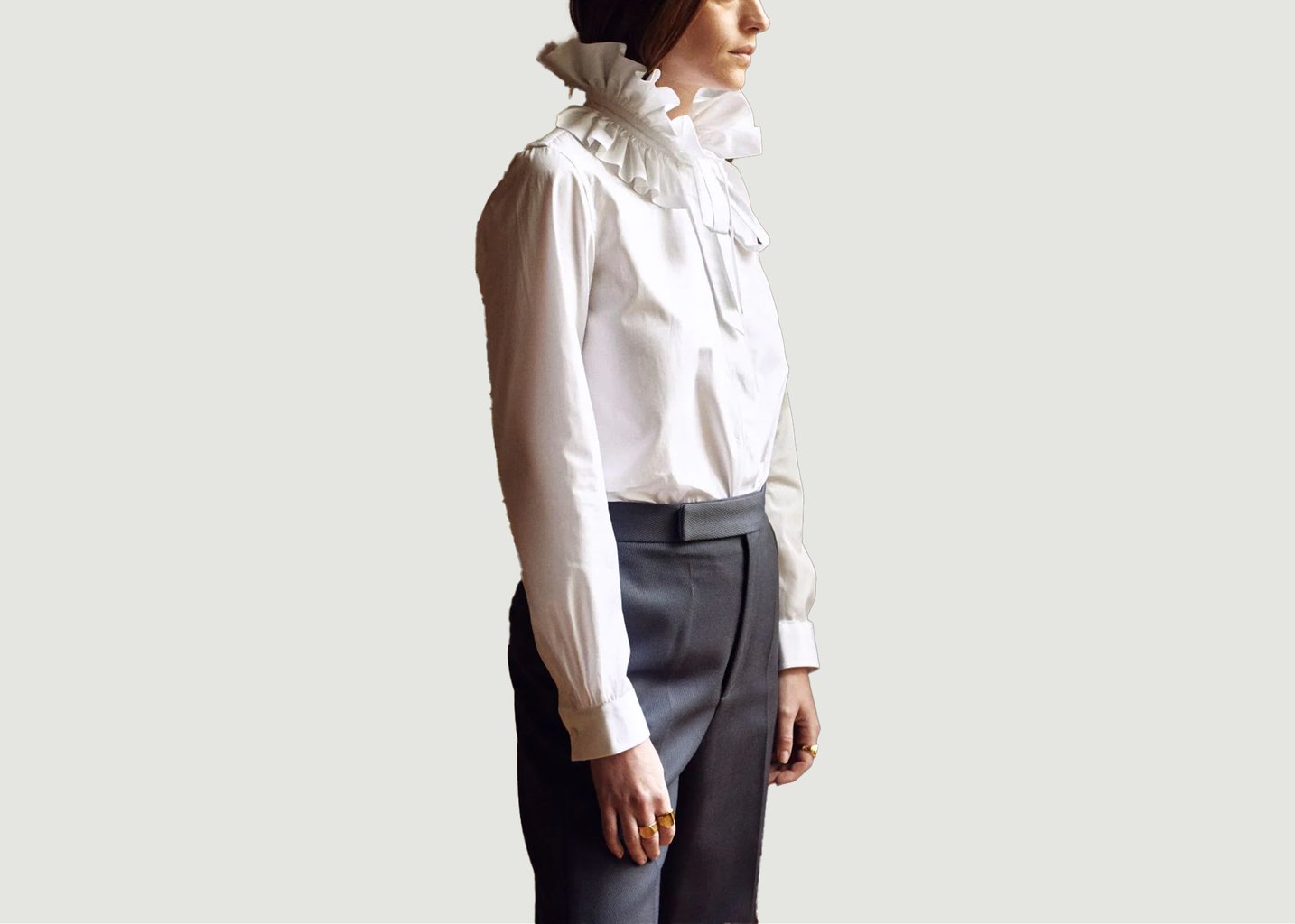 L'exception Chemise Pastel Blanc Bourrienne Paris X