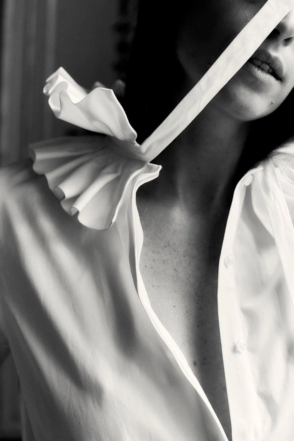 L'exception Chemise Pastel Blanc Bourrienne Paris X