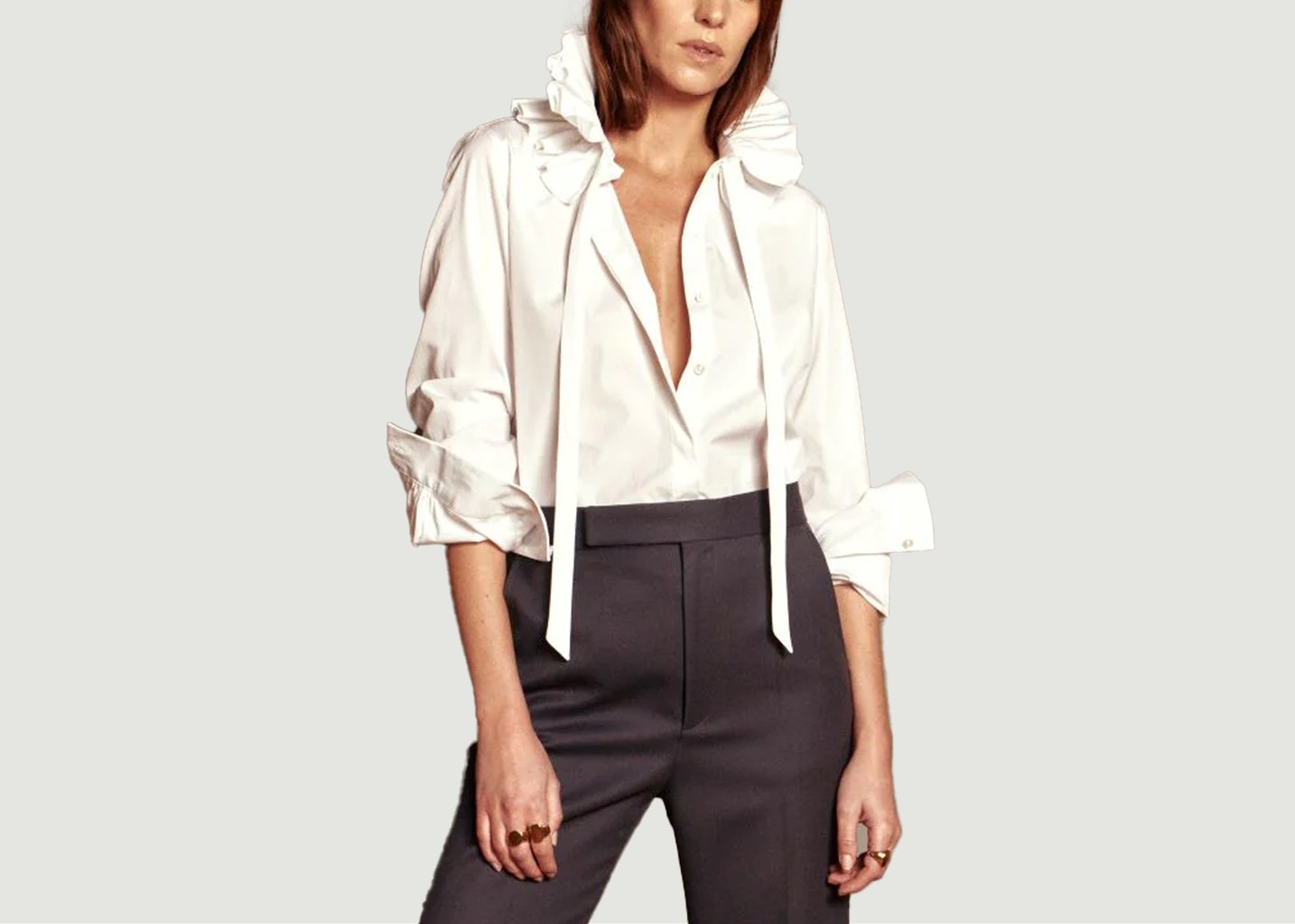 l'exception Chemise Pastel Blanc Bourrienne Paris X