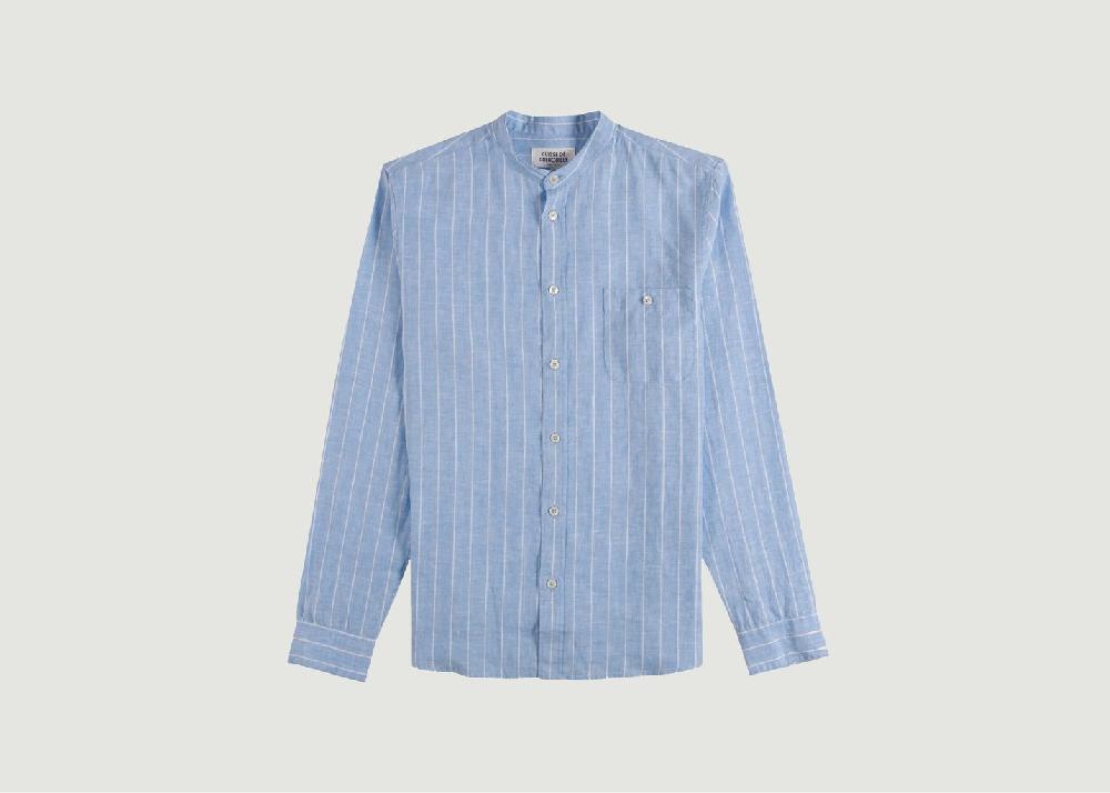 l'exception Chemise Pavel Bleu Clair Cuisse de Grenouille