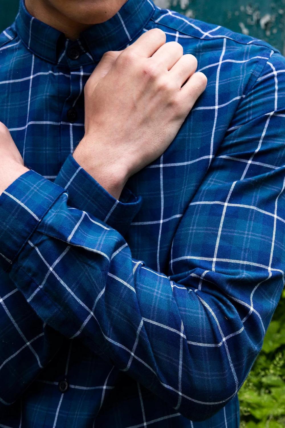 L'exception Chemise Piloto Bleu Marine Misericordia