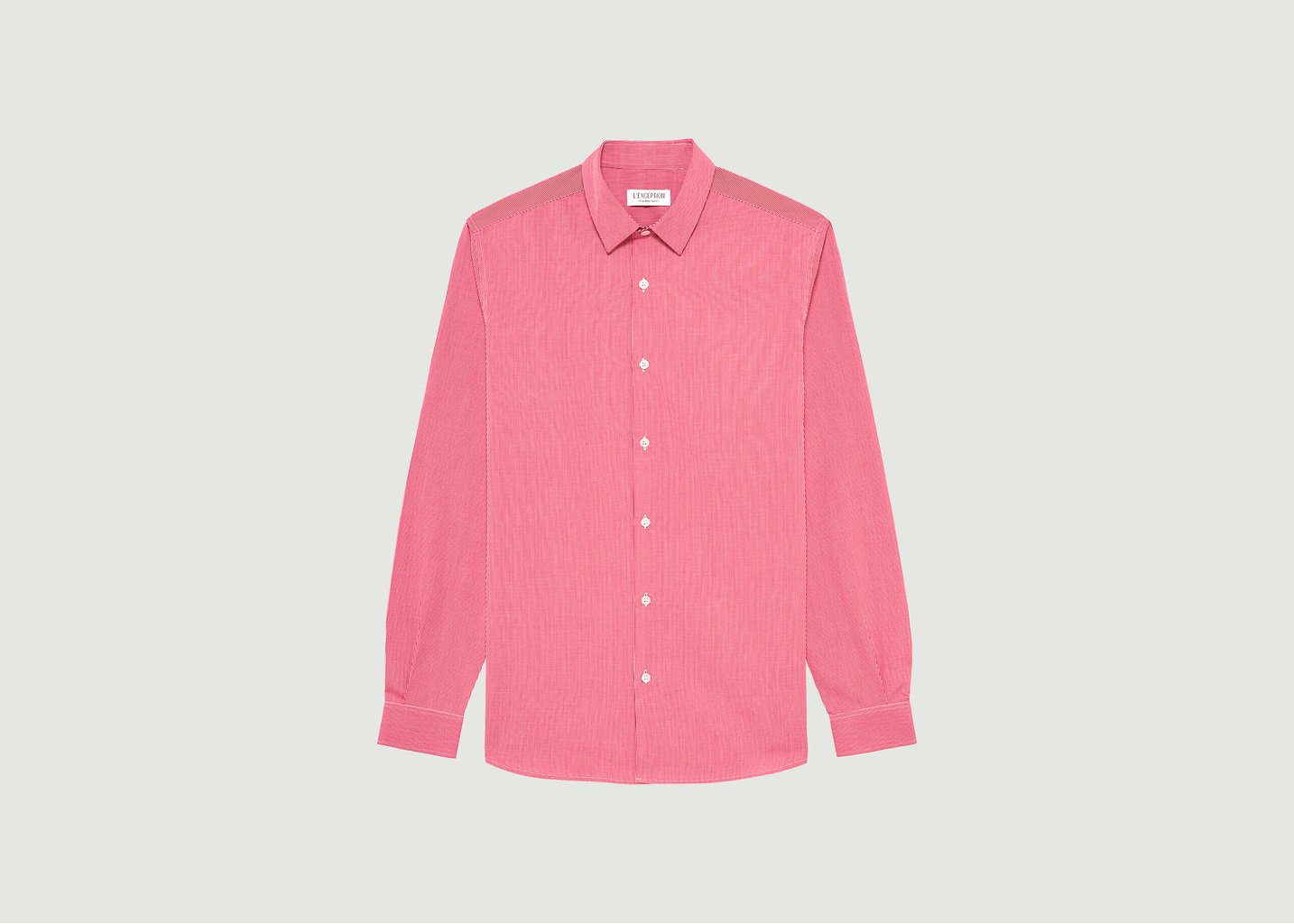 l'exception Chemise popeline à carreaux Rouge L'Exception Paris