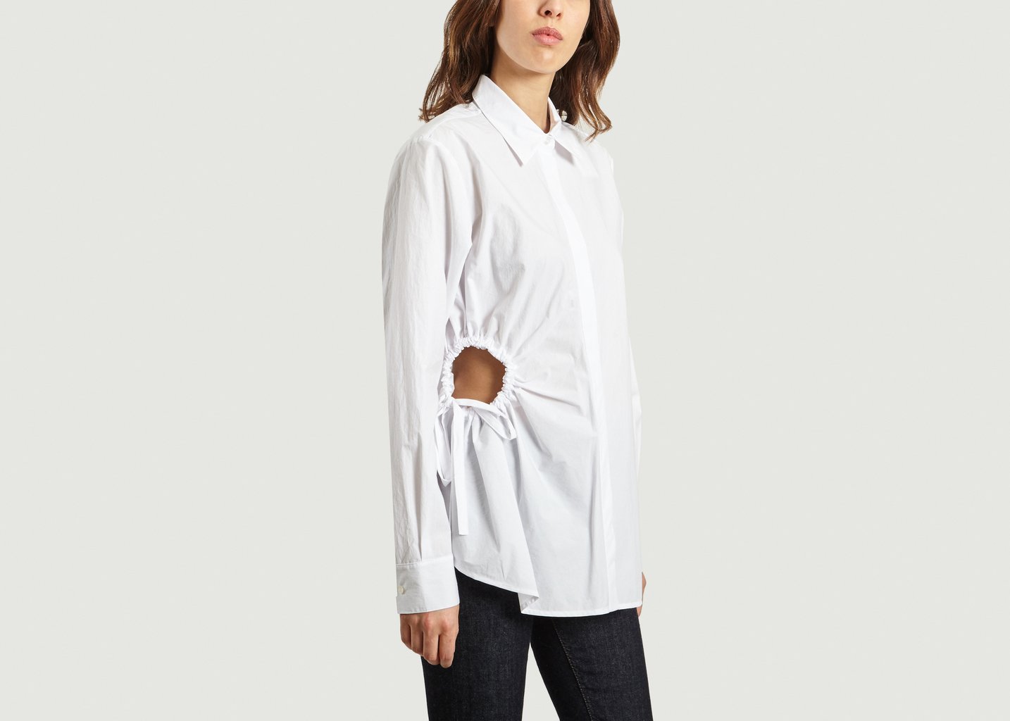 L'exception Chemise Popeline Blanc T By Alexander Wang