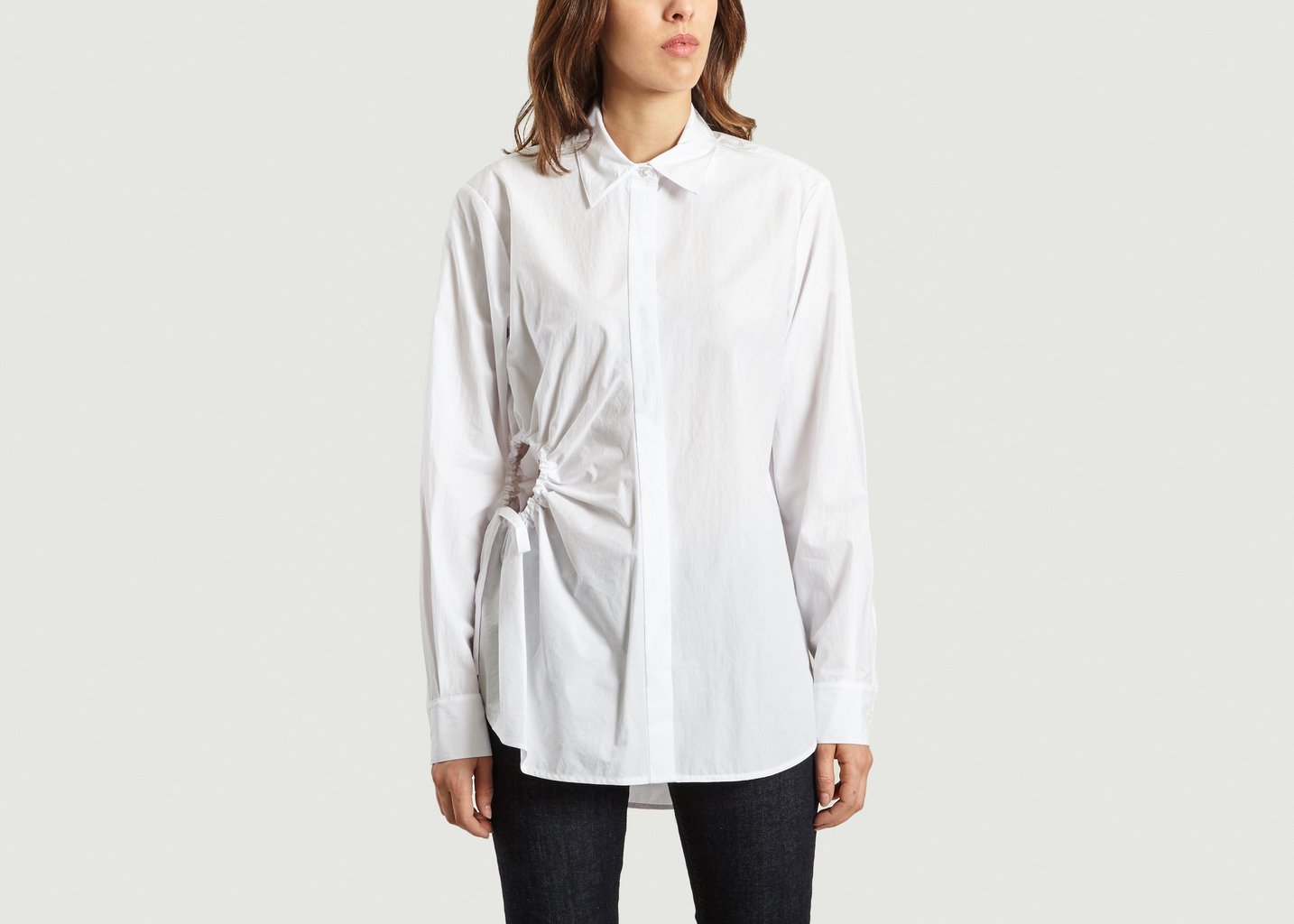 l'exception Chemise Popeline Blanc T by Alexander Wang