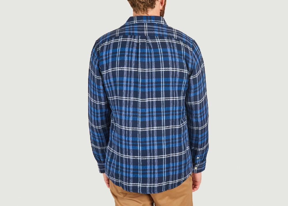 L'exception Chemise Relaxed Bleu Marine Knowledge Cotton Apparel