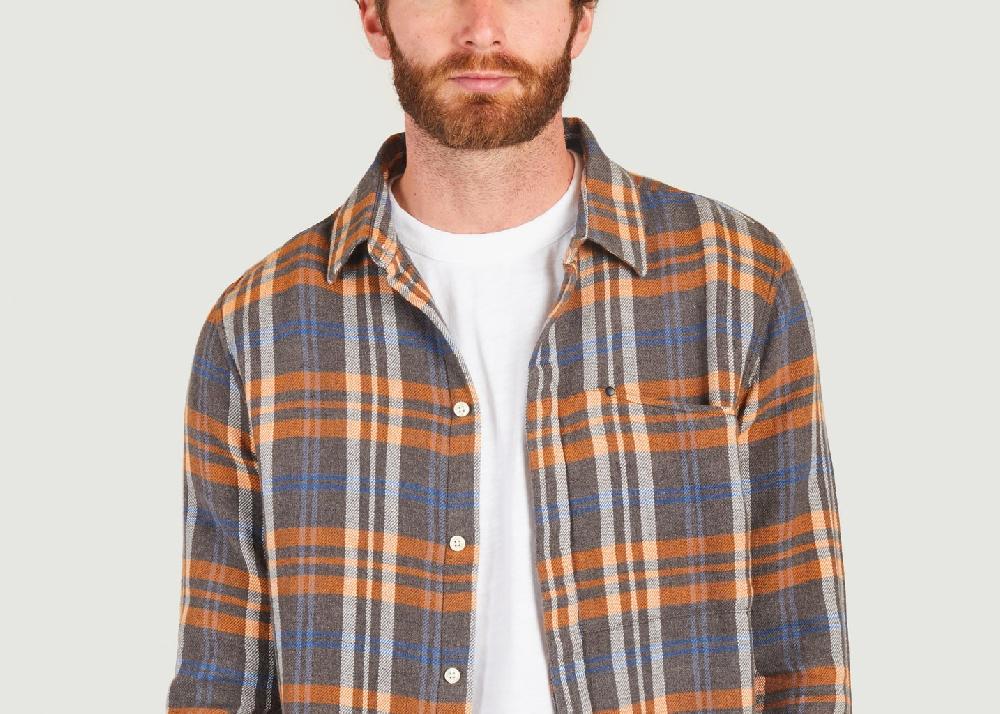 L'exception Chemise Relaxed Multicolore Knowledge Cotton Apparel