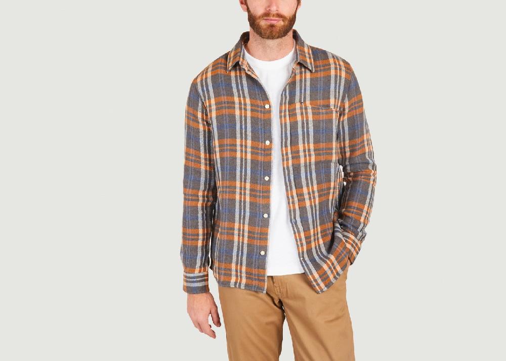 L'exception Chemise Relaxed Multicolore Knowledge Cotton Apparel