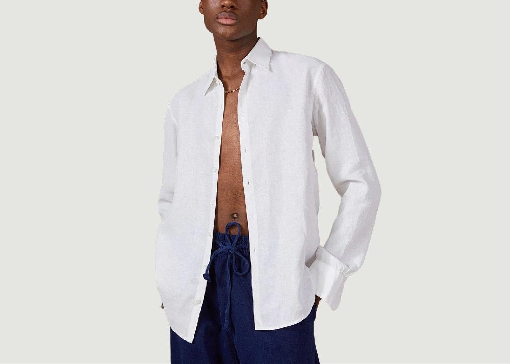 l'exception Chemise Reveur Blanc Bourrienne Paris X