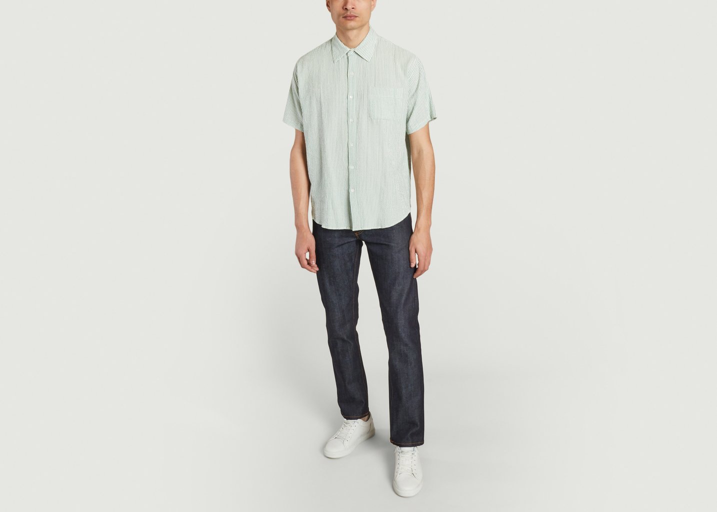 L'exception Chemise Roque Grandpa Baggy Vert La Paz