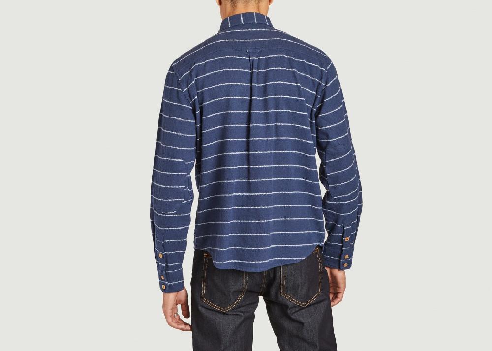 L'exception Chemise Roscof Bleu Marine Picture Organic Clothing