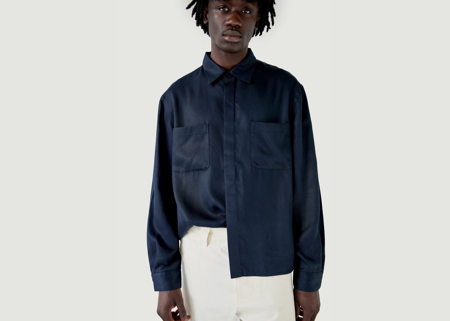 l'exception Chemise Supern Bleu Marine Walkers Appeal