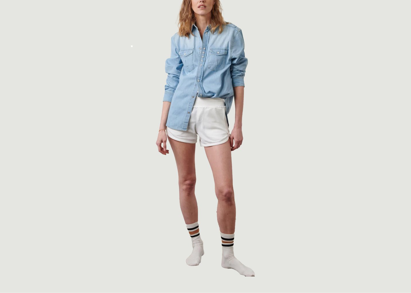L'exception Chemise Titi Denim Sarah De Saint Hubert