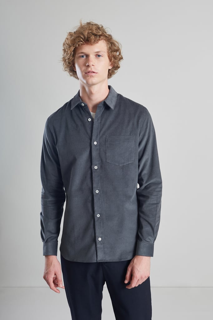 L'exception Chemise Velours Anthracite L'Exception Paris